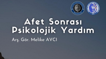 Afet Sonrası Psikolojik Yardım